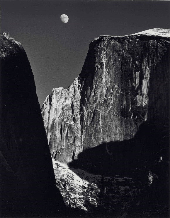 Moon Over Half Dome, 1960 Ansel Adams Raitman Art Galleries