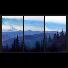 The Mountains are calling and I must go mountain landscape painting artist Kay Stratman