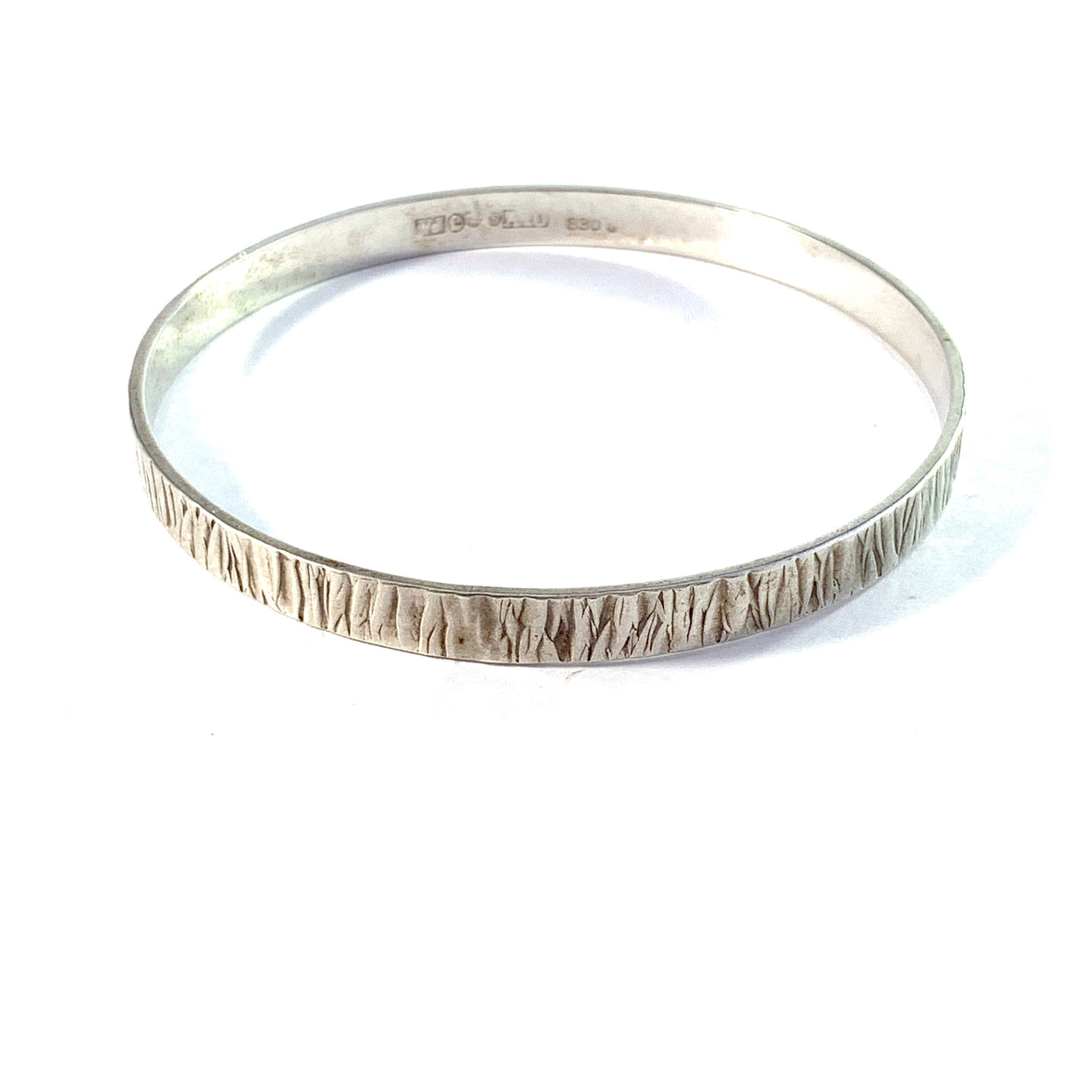 Victor Janson Sweden 1975. Vintage 830 Silver Bangle Bracelet. – T  Niklasson Gallery