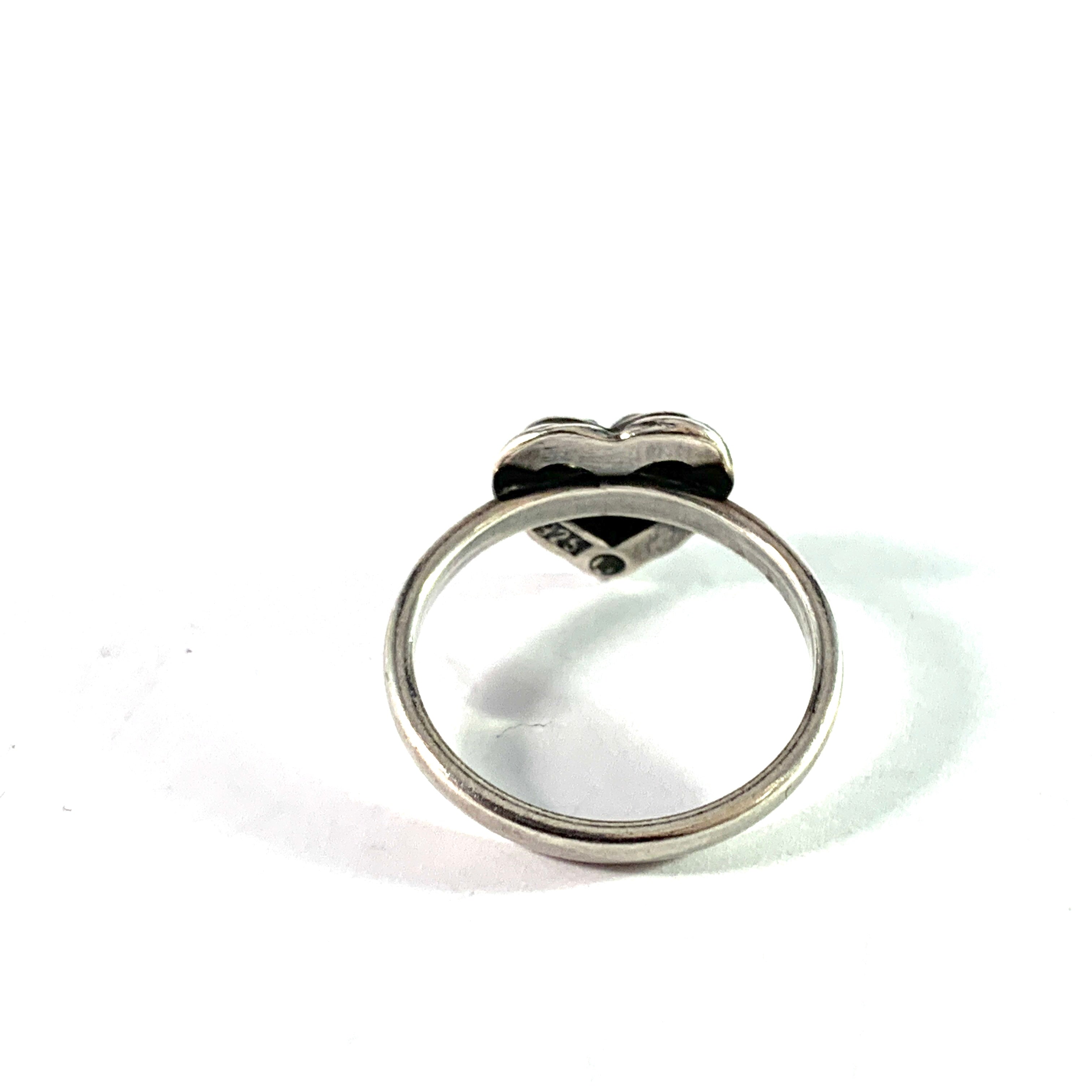 Kalevala Koru, Finland. Vintage Sterling Silver Heart Love Ring. – T  Niklasson Gallery