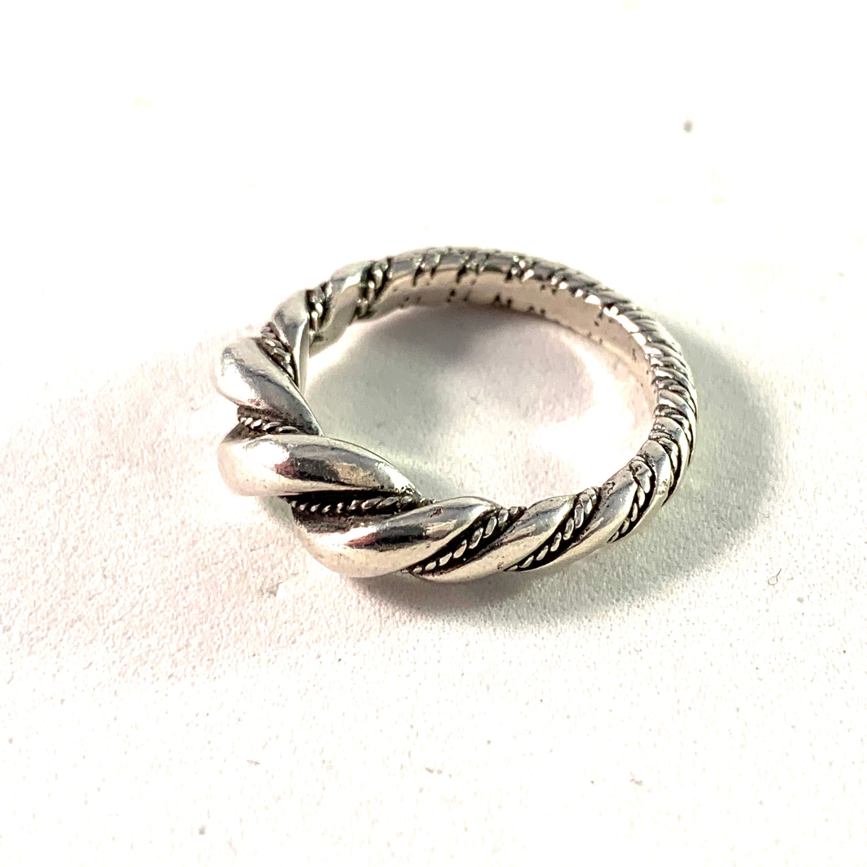 Victor Janson, Sweden Vintage Sterling Silver Viking Copy Ring. – T ...