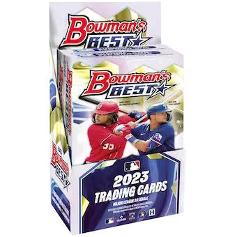 A Bowman’s Best 2023 cards box