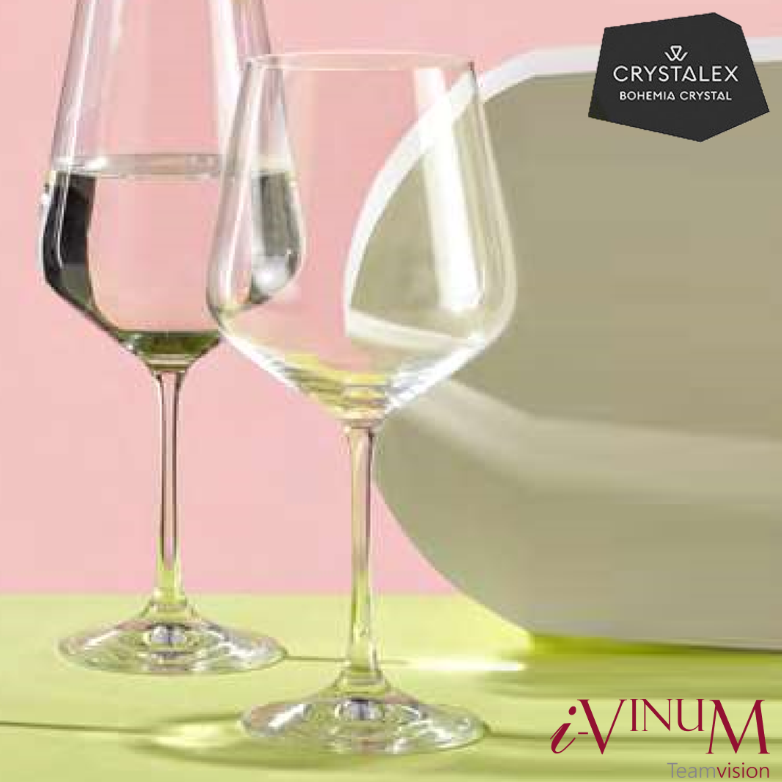 Copas Para Vino Cristal Bohemia Original Set X 6 Lara 350ml