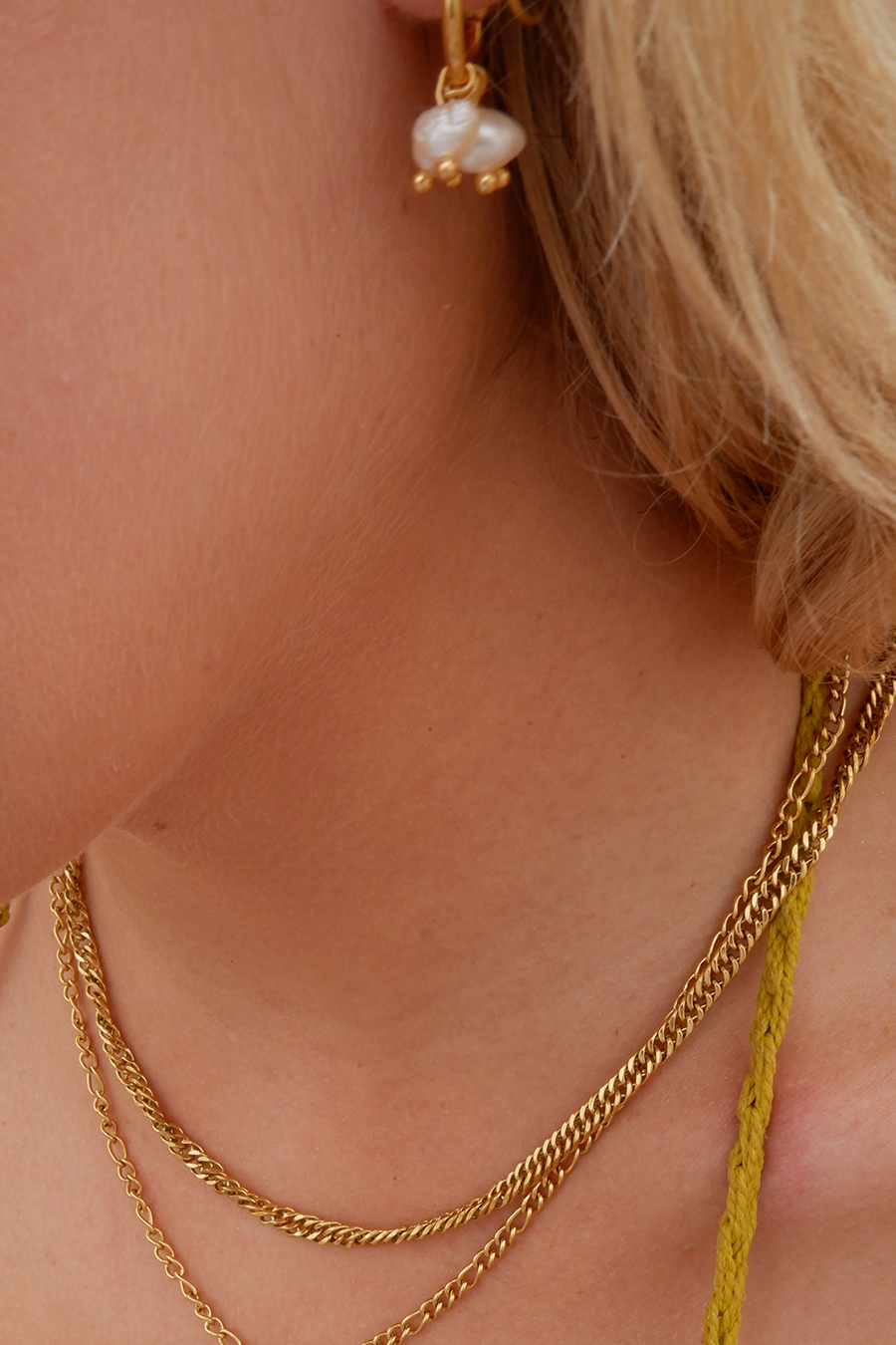 waterproof gold chain necklace