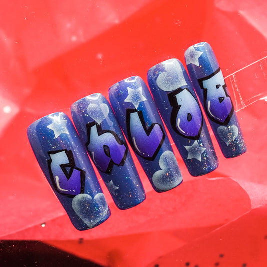Old English Letter Stencils For Nails – Glam Goodies