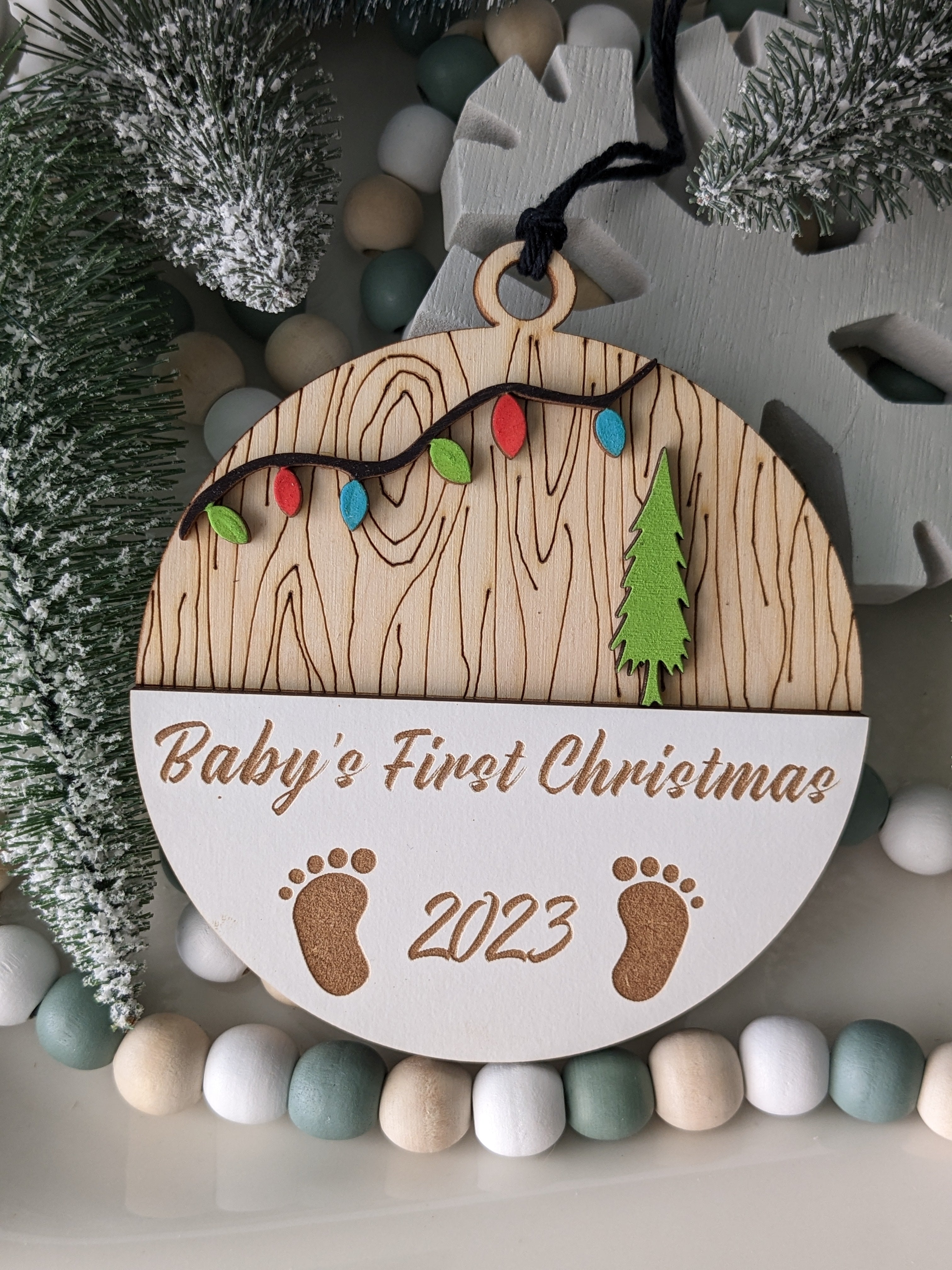 Baby's First Christmas 2023 | First Christmas Ornament Baby 2023 | Baby's First Christmas Ornament 2023