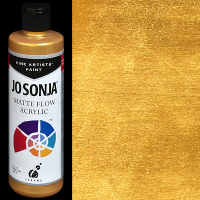 Jo Sonya Metallic Rich Gold Acrylic Paint