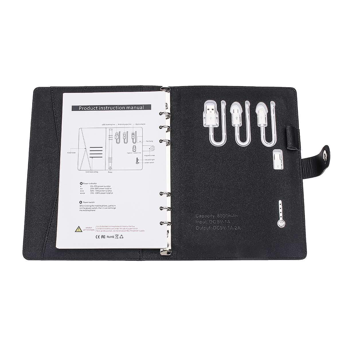 Multi-functional Charging Notebook