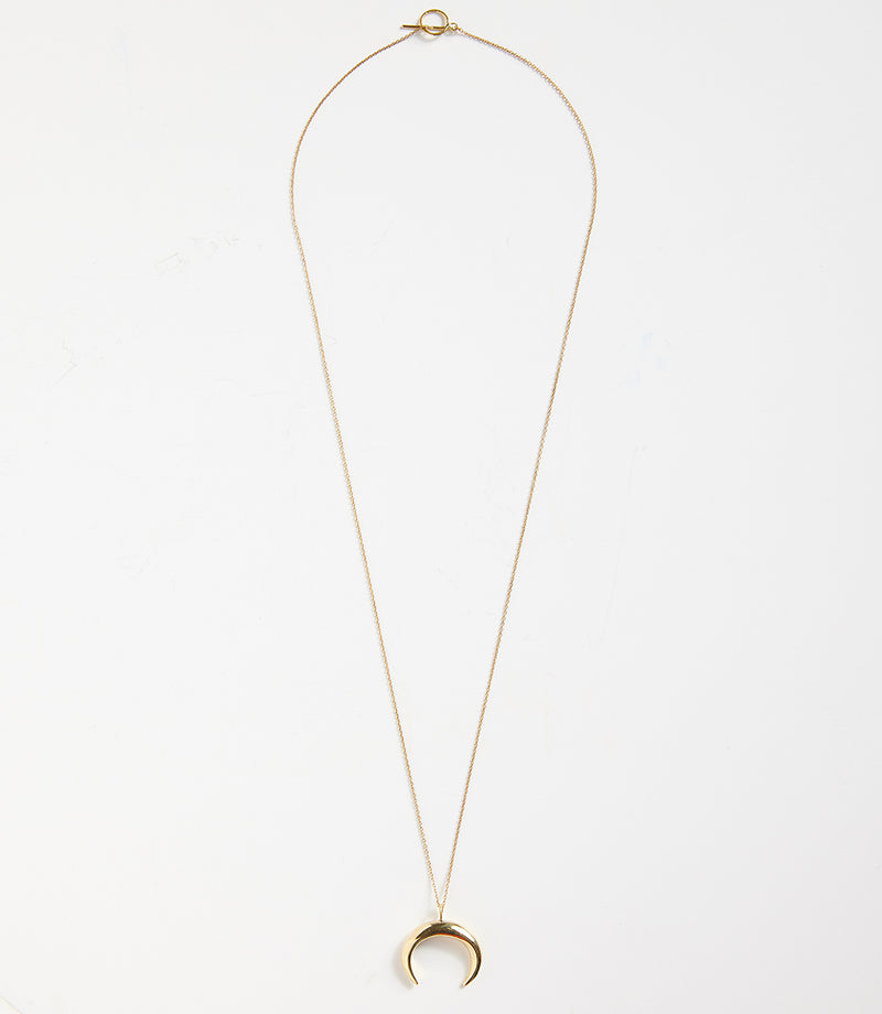 Half Moon Design Traditional Necklace - Platear