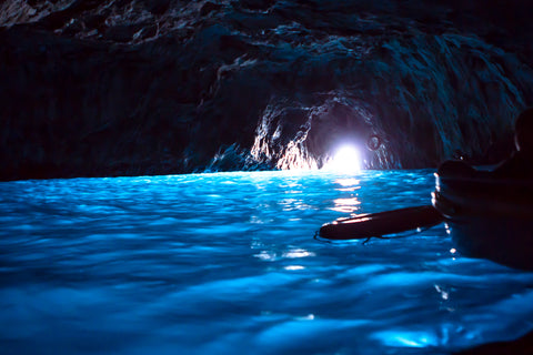 The Blue Grotto is a sea cave on the coast of the island of Capri, southern Italy