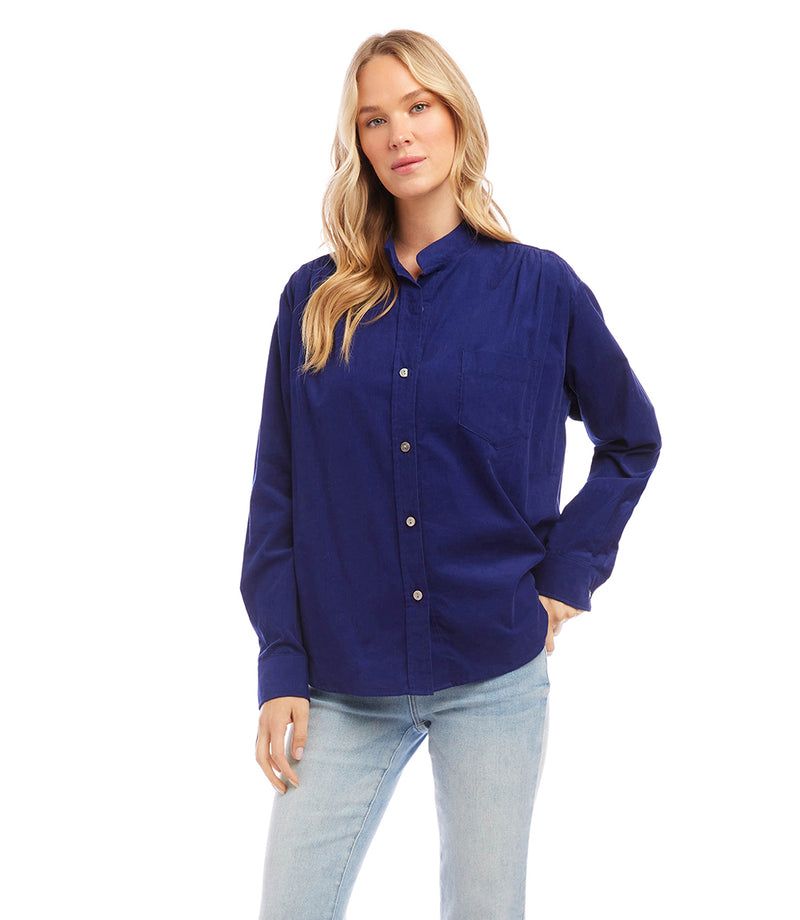 Iris Corduroy Shirt | Karen Kane