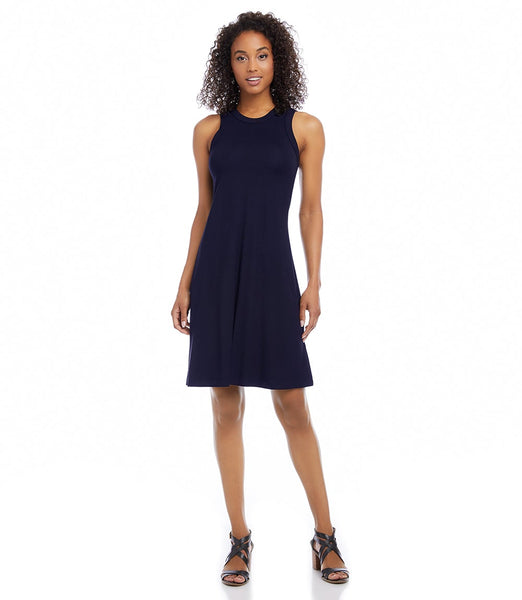 High Neck A Line Dress | Karen Kane