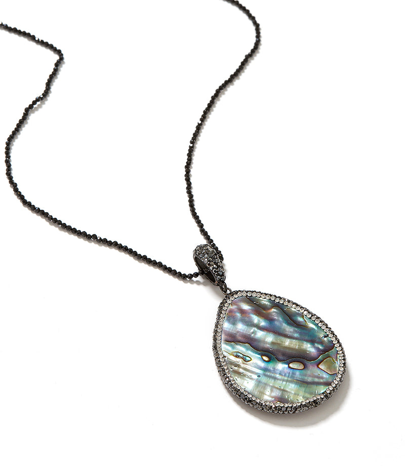 Mother Of Pearl Junk Can Opener Necklace