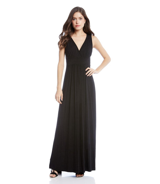 V-Neck Maxi Dress | Karen Kane