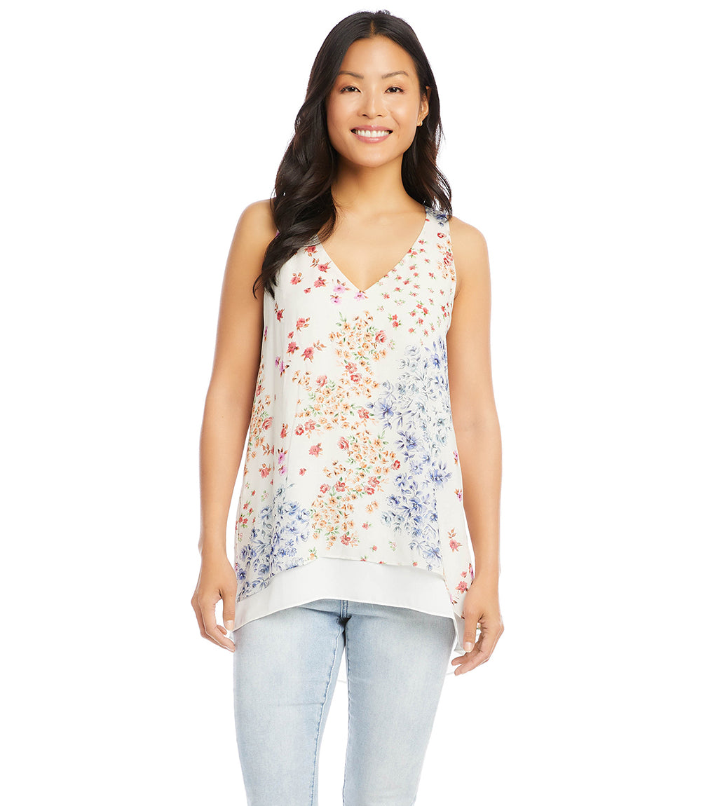  Karen Kane Women's Split Back Tank Top