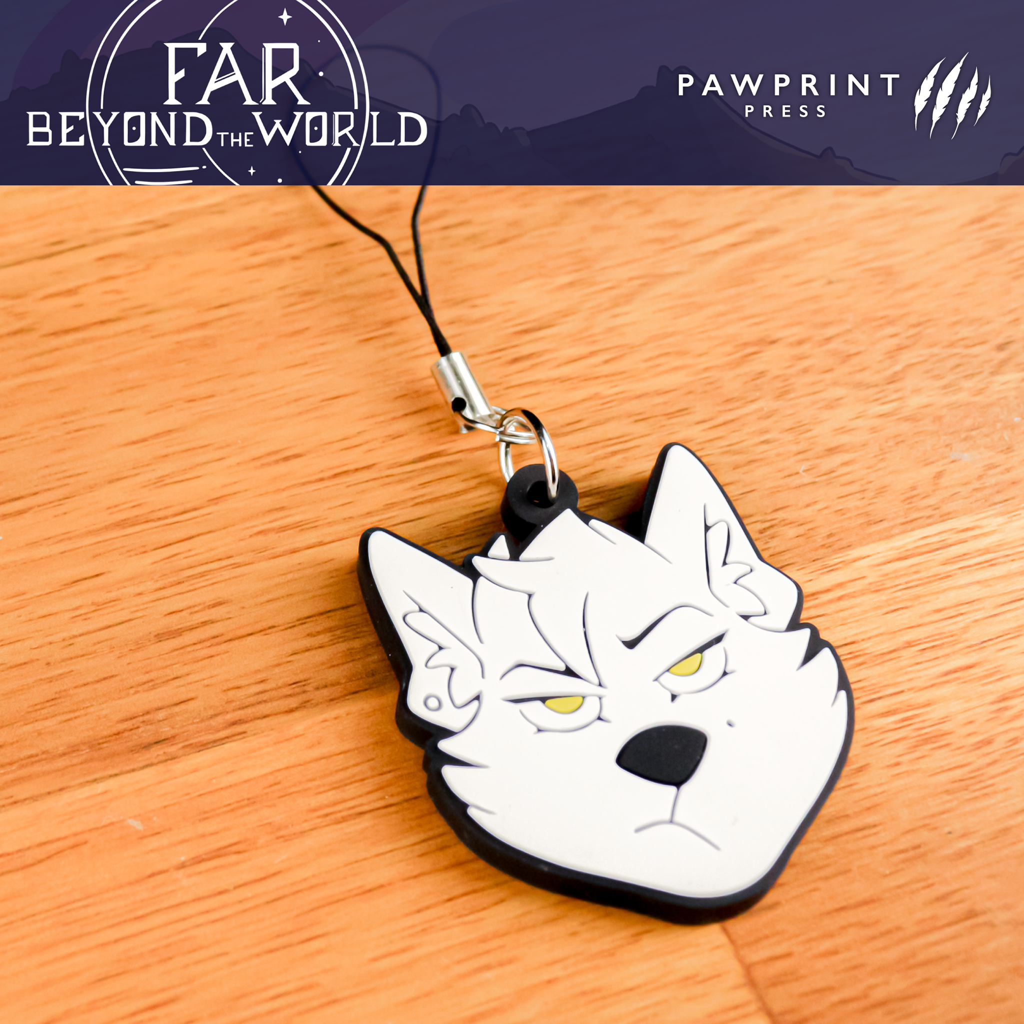 Far Beyond The World Rubber Charm Set Pawprint Press Official Store