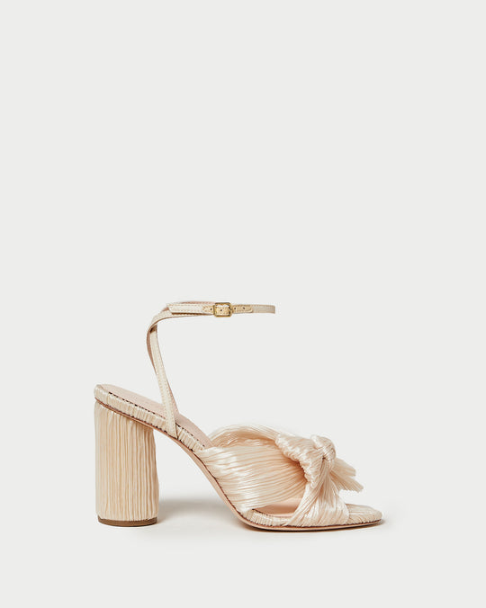 Loeffler Randall | Camellia Bow Heel Pearl | Heeled Sandals | Shoes