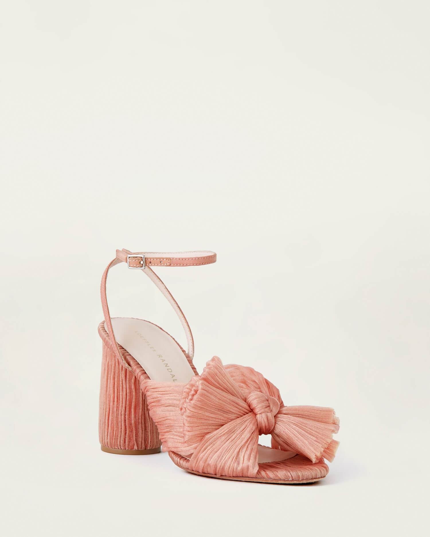 pink ankle strap