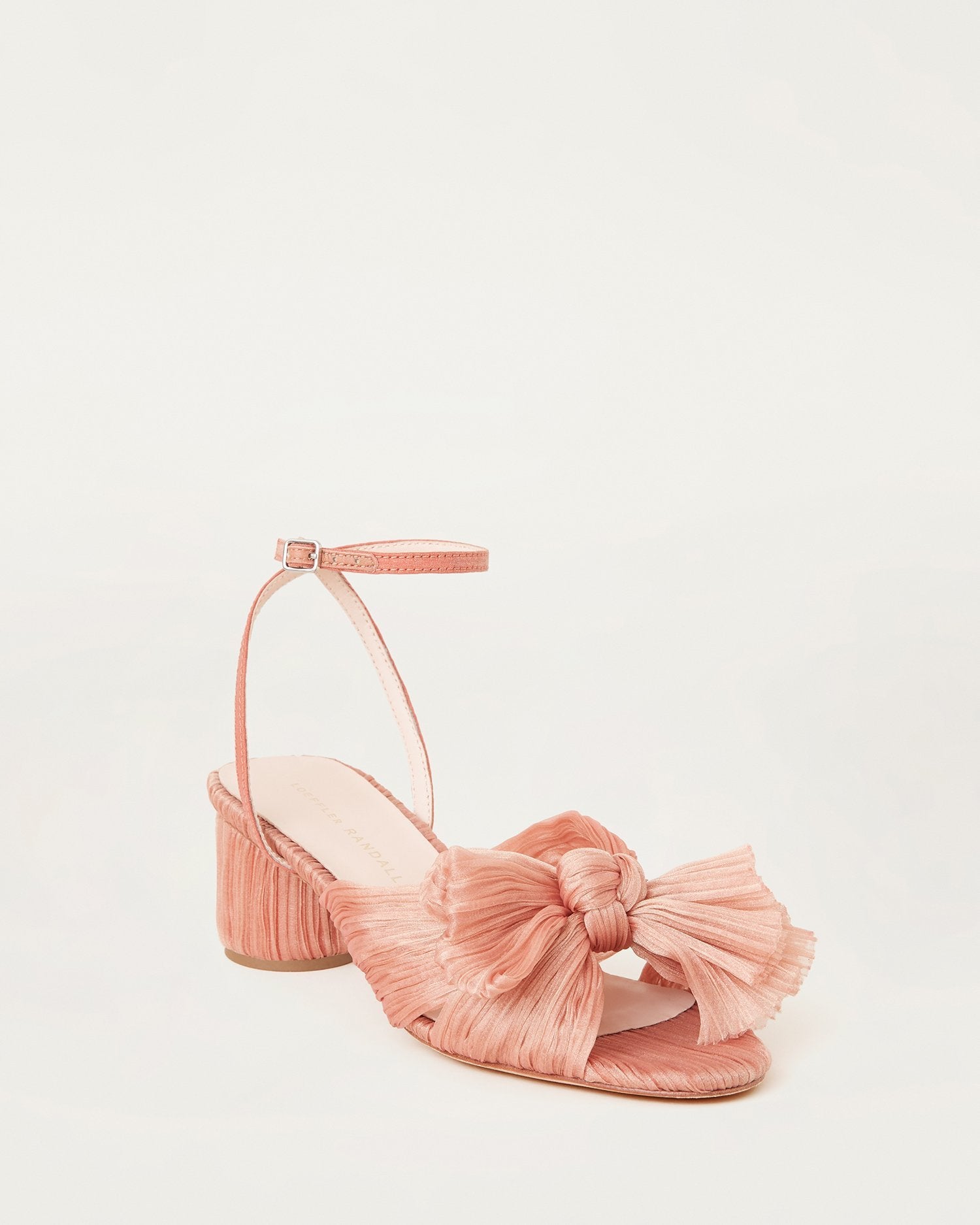 pink ankle strap