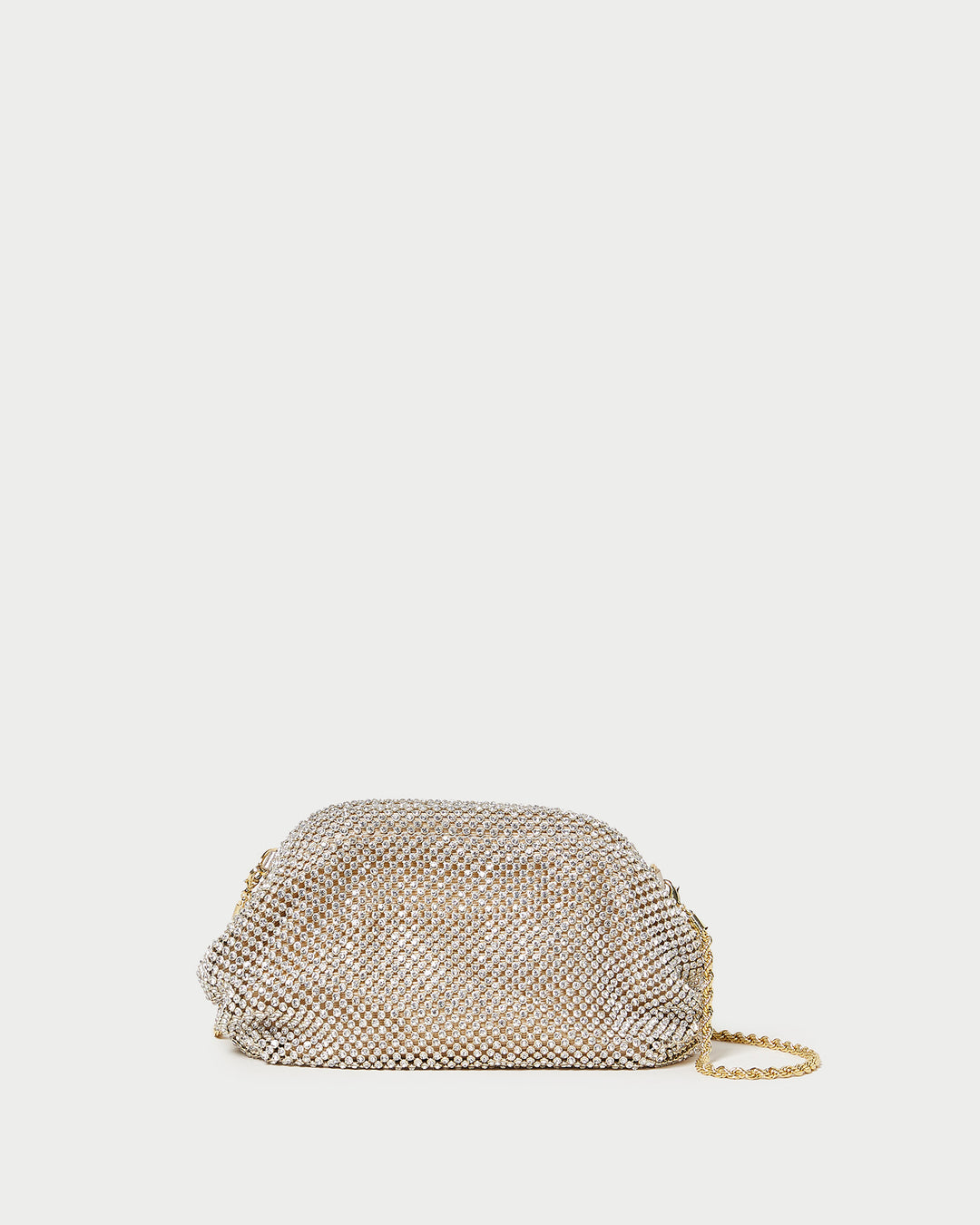 Loeffler Randall | Doris Gold Diamanté Mini Pouch I Clutches I Handbags