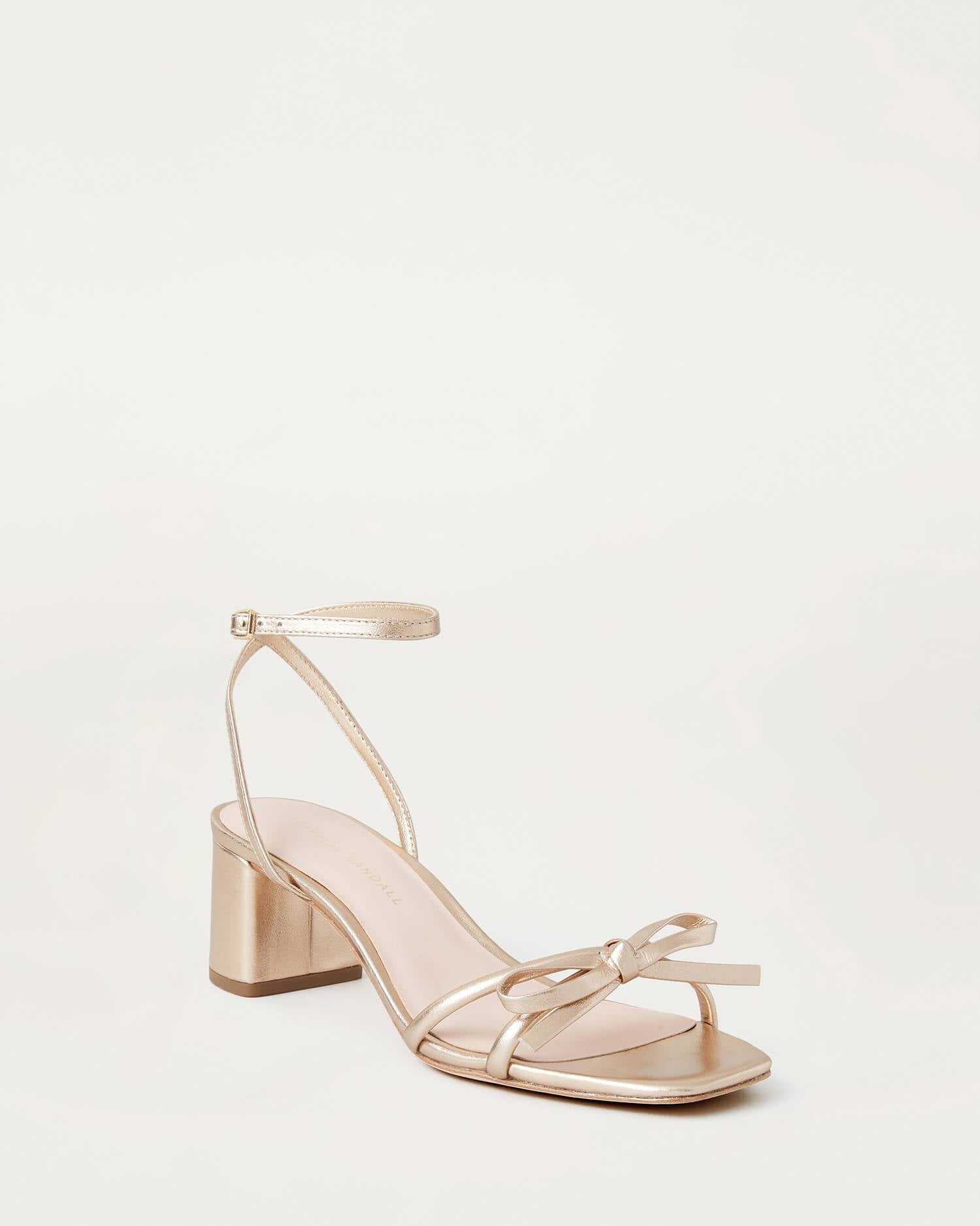 champagne color sandals