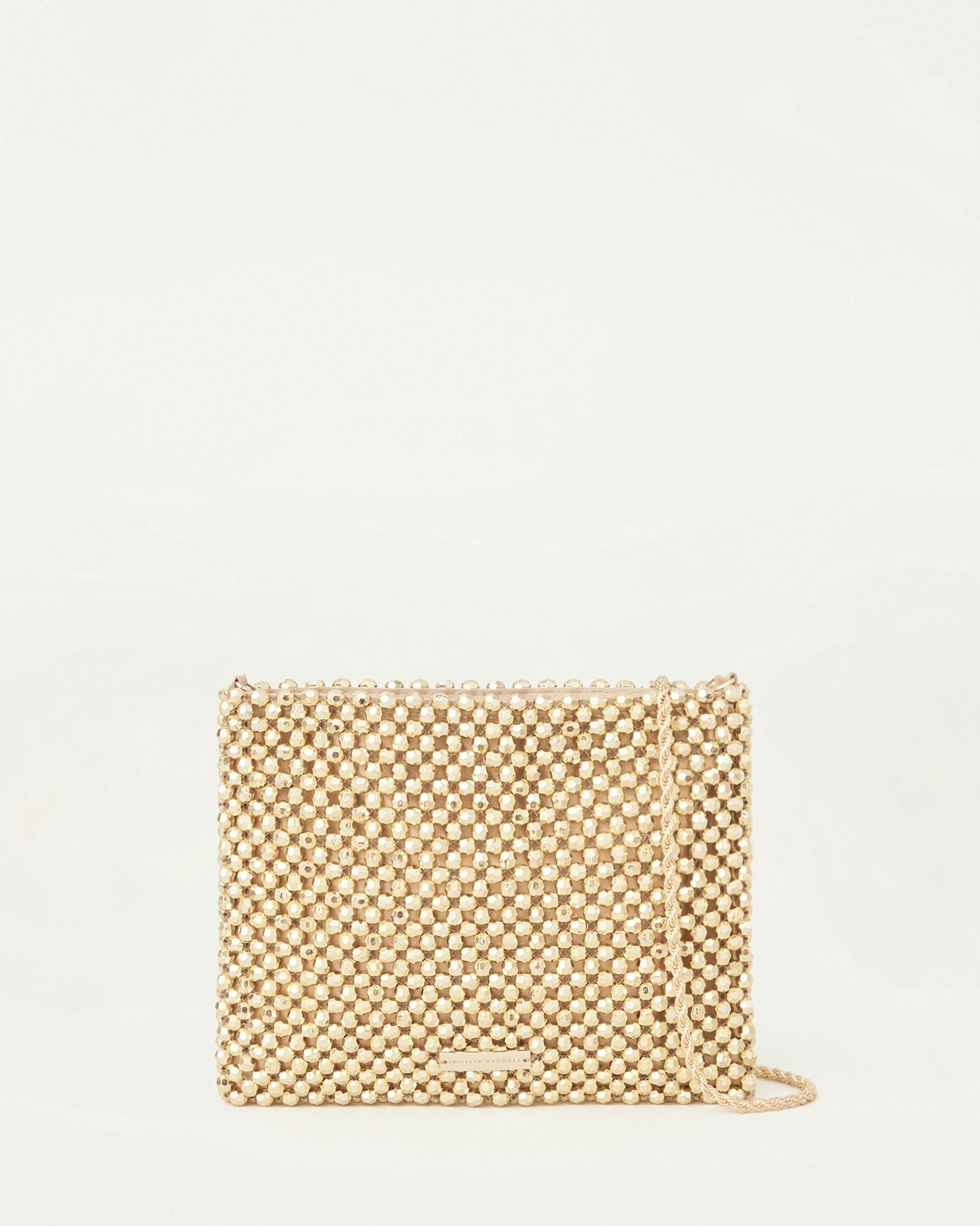 champagne color clutch