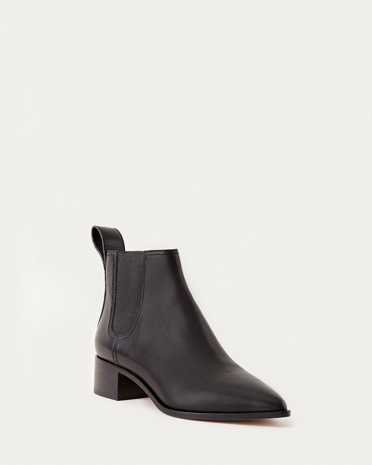 black block heel chelsea boot