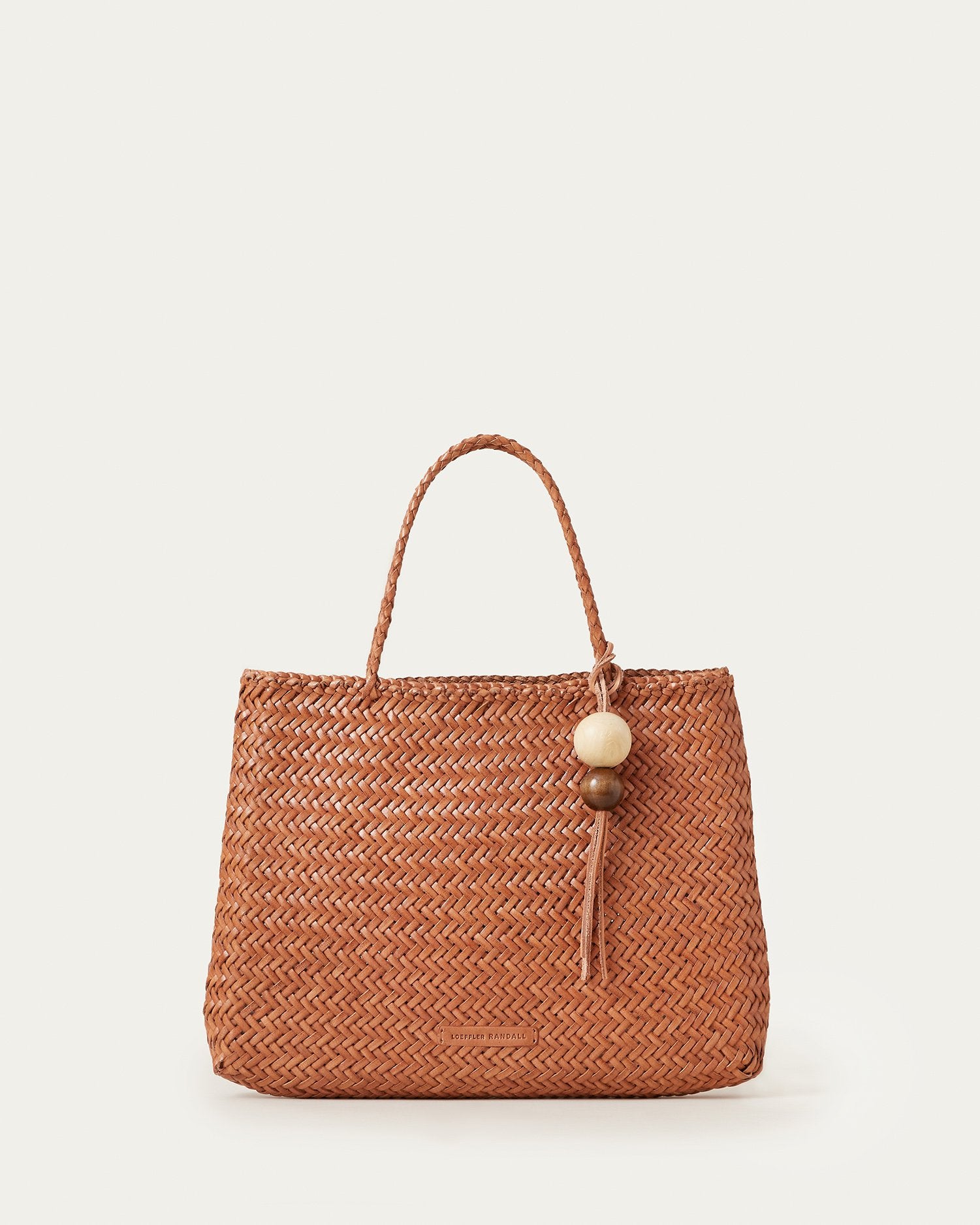 large woven tote bag