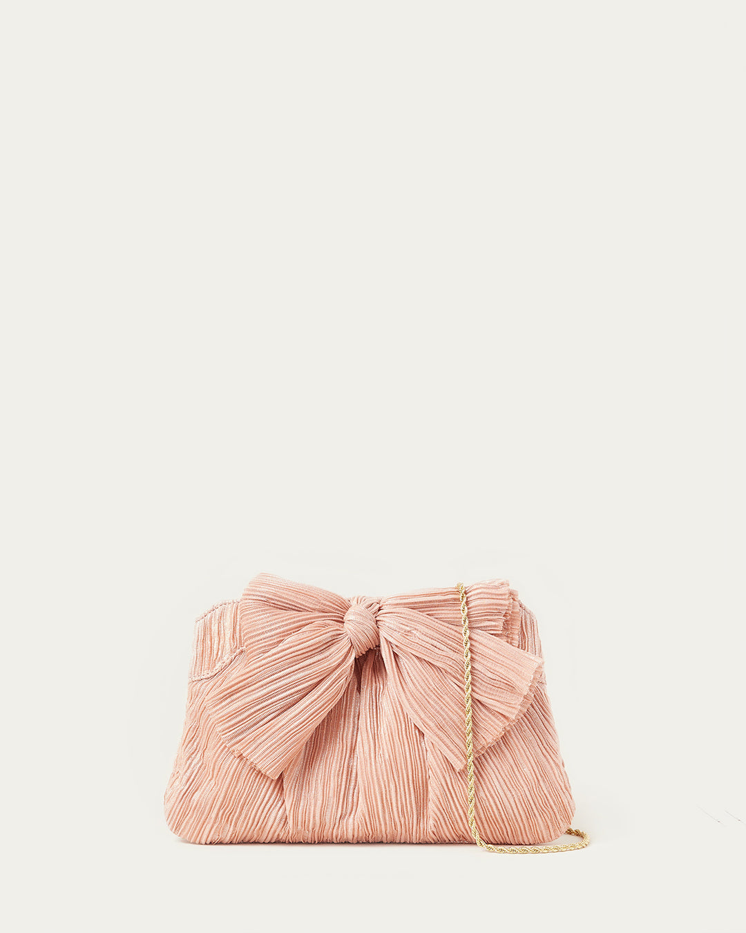 Loeffler Randall | Rayne Platnum Bow Clutch| Clutches| Handbags