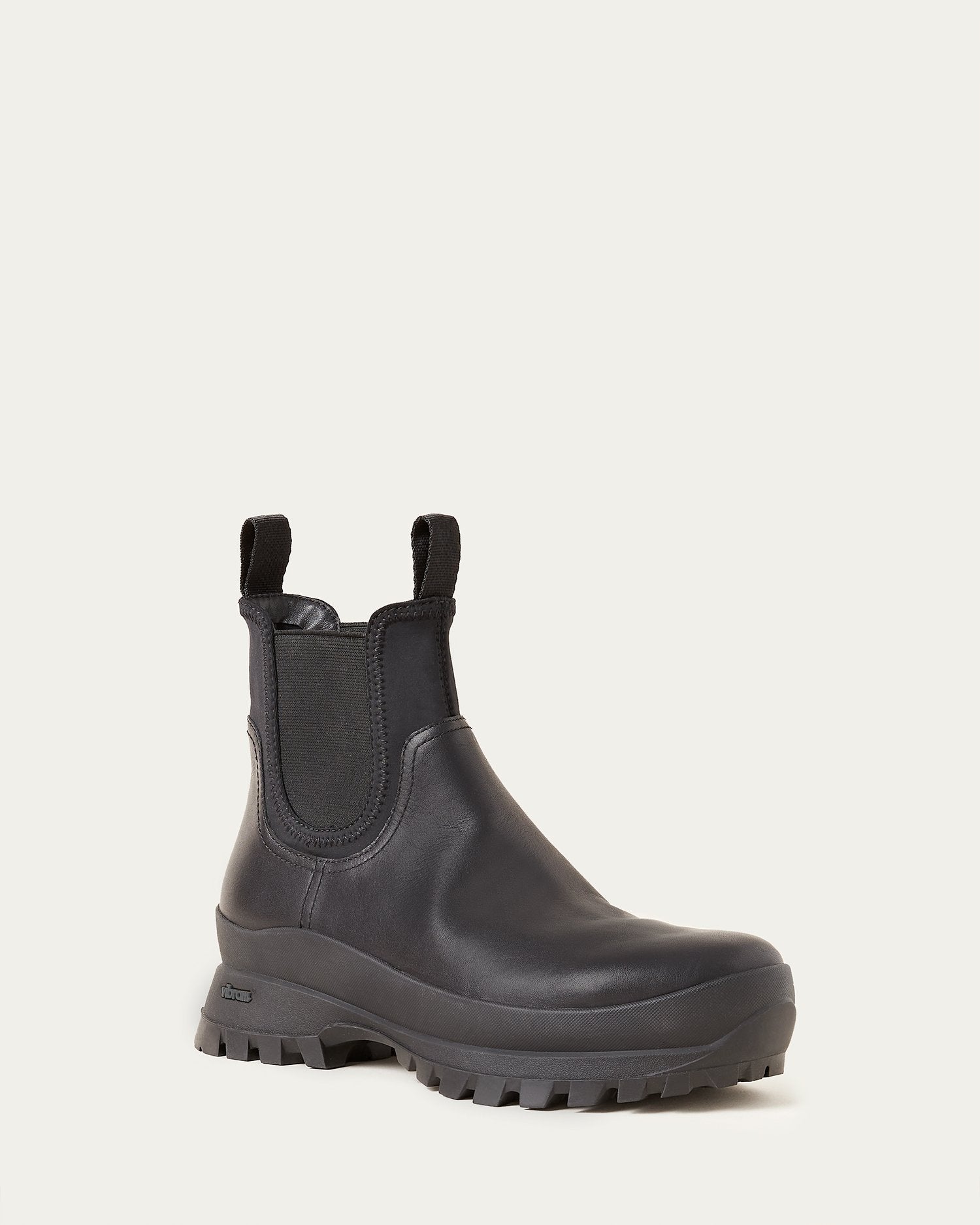 water resistant black boots
