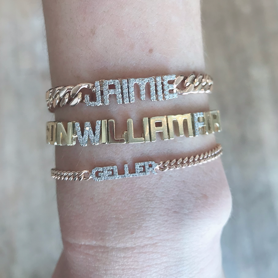 name diamond bracelets