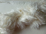 Natural Soft by Dark Horse Yarn, Long Eyelash, 100 gm, Ready to Dye - Felted for Ewe