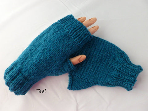 Evolution Knitwear Wool Mesh Knit Fingerless Mittens - Super Soft Merino  Wool - Made in the USA - Black at  Women's Clothing store