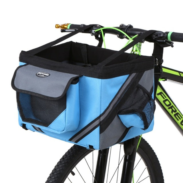 teal bike basket