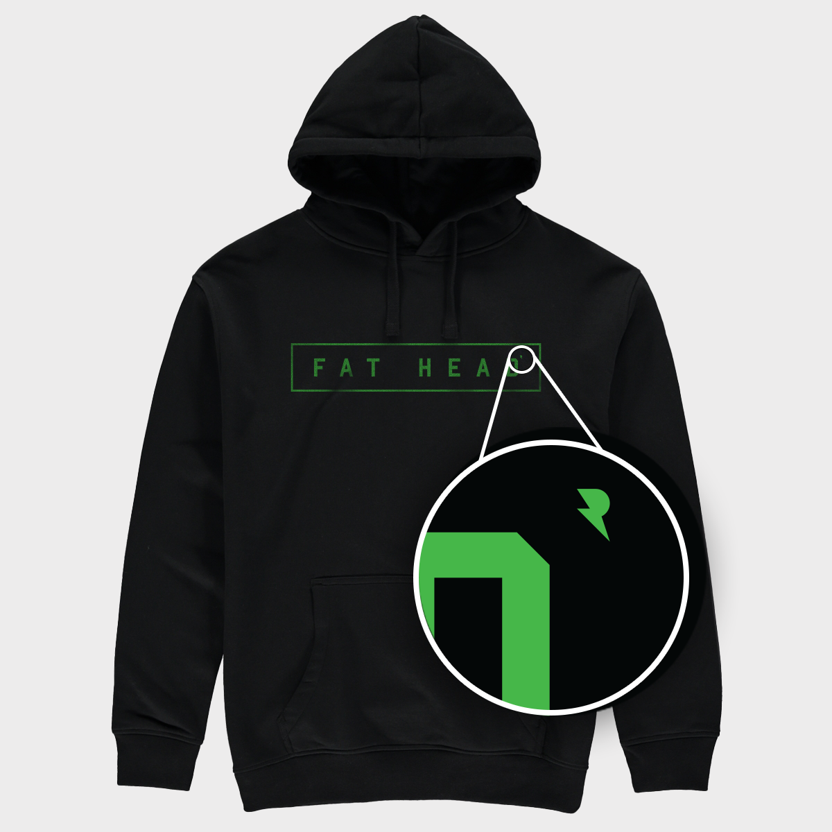 Fat Head Hoodie - Black