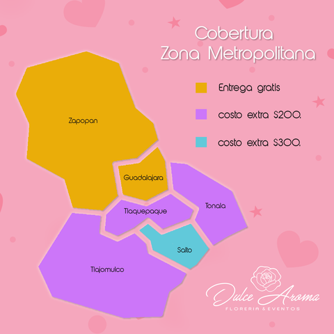 Mapa de cobertura Dulce Aroma