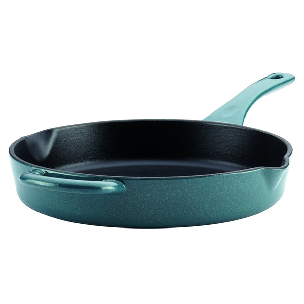 Ayesha Curry Grill Pan, Deep Square, Porcelain Enamel, 11.25 Inch