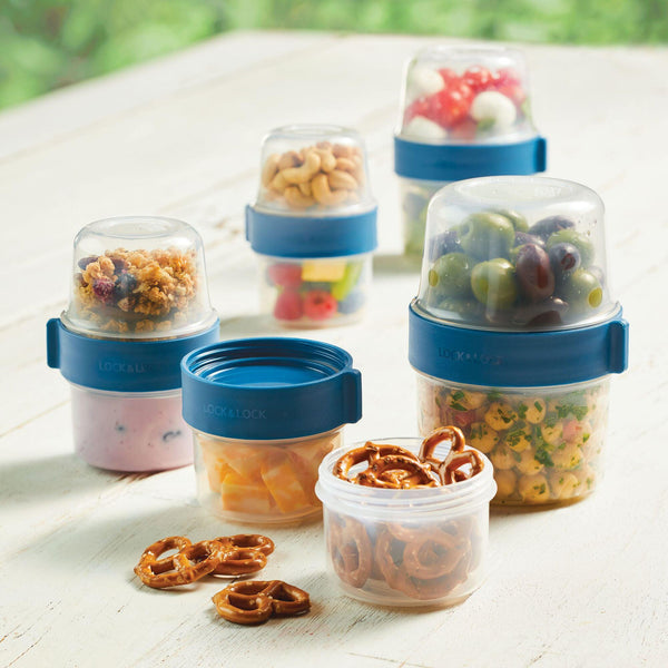 Lock & Lock Easy Essentials 10-Piece Square Food Storage Container Set