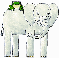 Meet Elephant E and Frog F