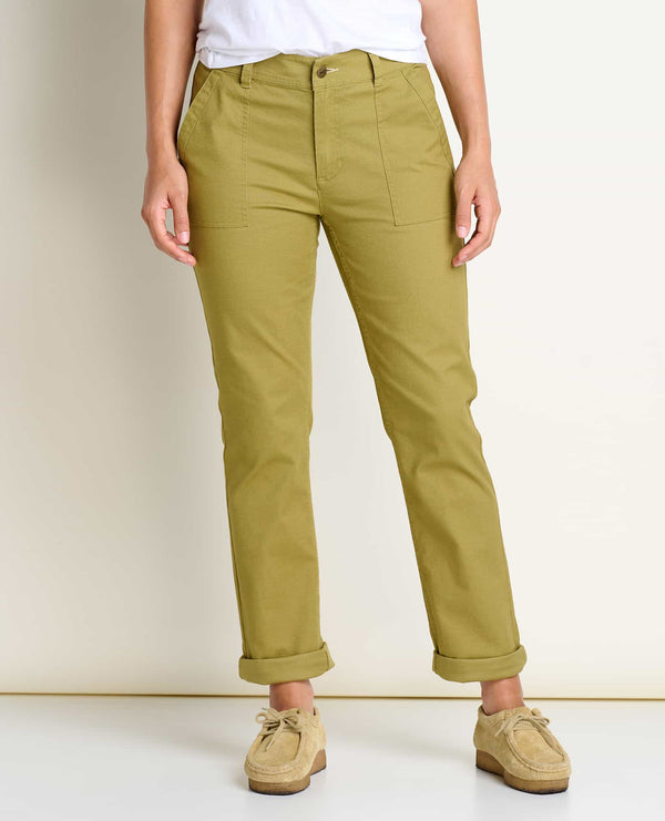 Earthworks High Rise Pant  Straight Leg Chino by Toad&Co