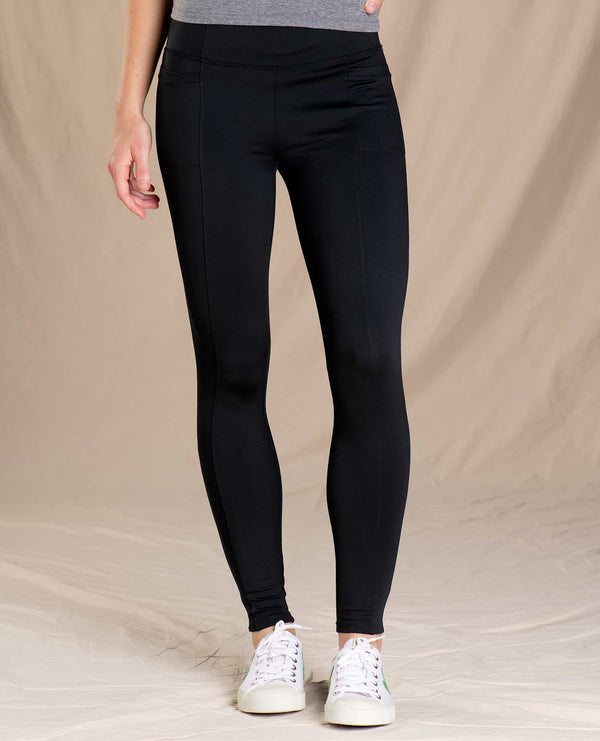 Shop Plus Size Organic Cotton Full Length Legging in Black, Sizes 12-30