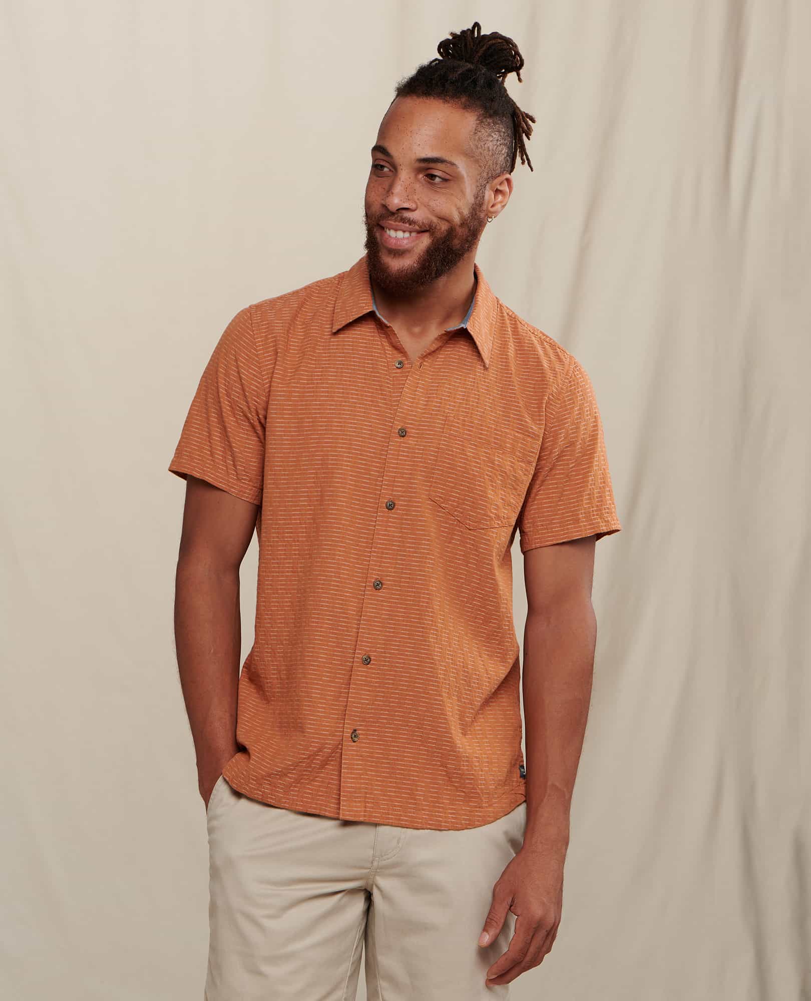 Toad&Co Short Sleeve Button Down Top Ziff