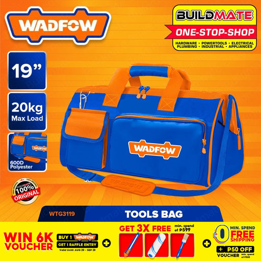 WADFOW Tools Tool Bag 13 Inch Hand Bag Storage Box Organizer 600D
