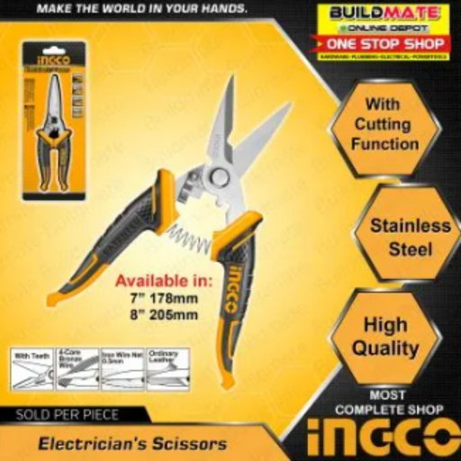 Ingco Electric Scissors 500 Watts 2.5mm (with BMC Box)