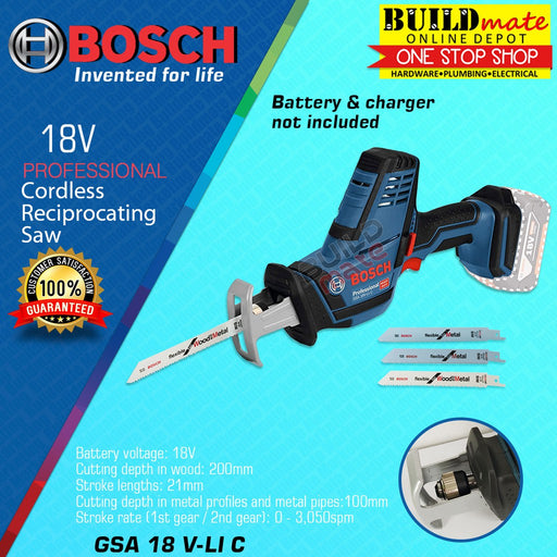 Bosch Professional 06016A8108 GSA 18V-32 Cordless reciprocating saw 18 Volt  Excl. Batteries and charger