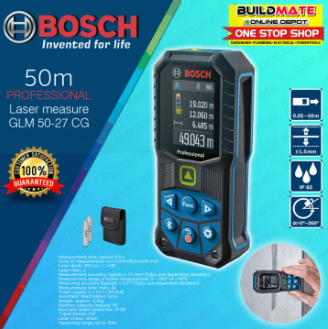 Bosch Bleu 0601072C00 'GLM 50 C Télémètre laser Distance de mesure jusqu''à  50m 