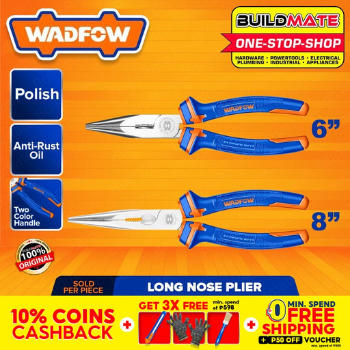 Ergonomic Bent Nose Pliers w/ Groove, PLR-270.55