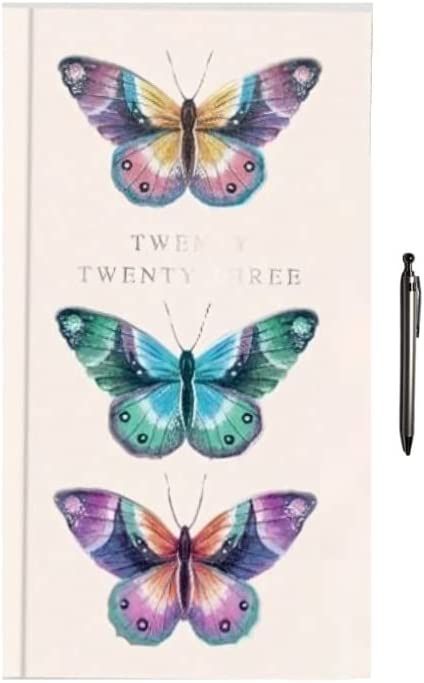 Image of 2023 Diary Slim Week To View - Butterfly