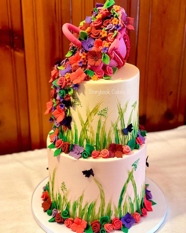 Delicious and Artistic Spring Treats - storybookcustomcakes