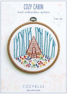 branching out iron-on embroidery pattern